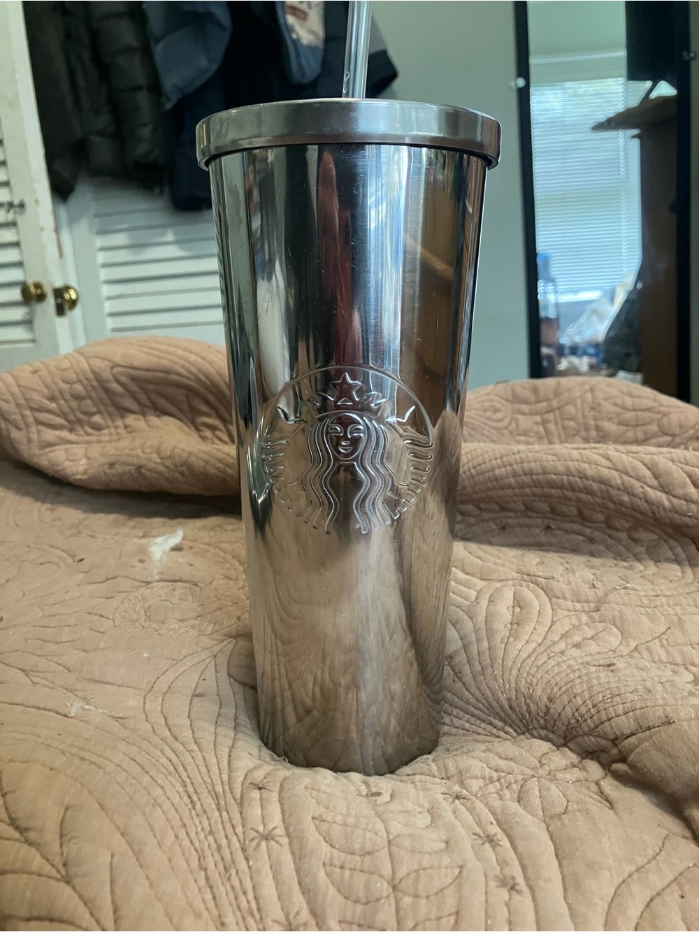 Starbucks Chrome Stainless Steel Tumbler